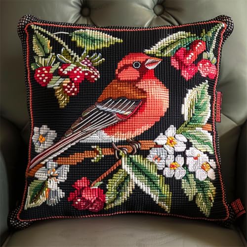 Kitquiver Diy Knüpfen Set Bunte Blumen Vögel Tiere Diy-Knüpfhäkel-Sets,Kissenbezug,Stickerei,Stricken,Geschenk Für Erwachsene/Anfänger 17x17In Kitquiver Diy Knüpfen Set Bunte Blumen Vögel Tiere Diy-Knüpfhäkel-Sets,Kissenbezug,Stickerei,Stricken,Geschenk Für Erwachsene/Anfänger 17x17In von Kitquiver