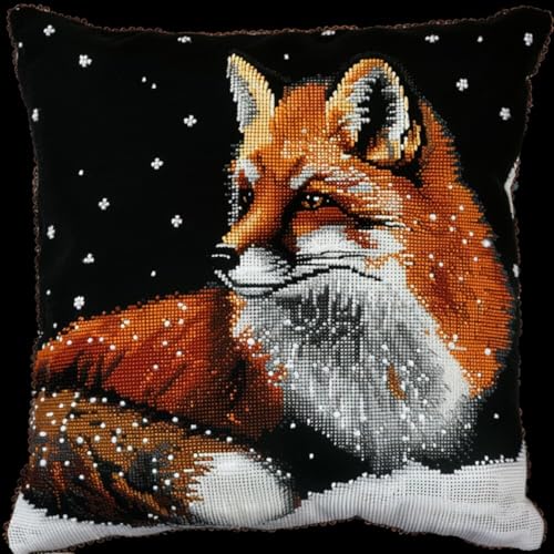 Kitquiver Knüpfen Set Erwachsene Cartoon-Fuchs-Tier Knüpfhäkel-Set,Kissen,Diy-Teppich,Häkelnadel,Kissenherstellungs-Sets Mit Vorgedrucktem Muster Auf Leinwand 17x17In Kitquiver Knüpfen Set Erwachsene Cartoon-Fuchs-Tier Knüpfhäkel-Set,Kissen,Diy-Teppich,Häkelnadel,Kissenherstellungs-Sets Mit Vorgedrucktem Muster Auf Leinwand 17x17In von Kitquiver