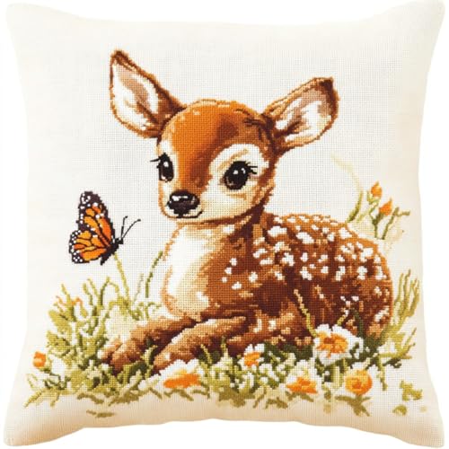 Kitquiver Knüpfkissen Mit Vordruck Cartoon-Tiere Und Schmetterlinge Diy-Knüpfhäkel-Sets,Kissen,Nadelspitzen-Set Für Heimdekoration,Handarbeitsset Für Erwachsene Und Anfänger 17x17In Kitquiver Knüpfkissen Mit Vordruck Cartoon-Tiere Und Schmetterlinge Diy-Knüpfhäkel-Sets,Kissen,Nadelspitzen-Set Für Heimdekoration,Handarbeitsset Für Erwachsene Und Anfänger 17x17In von Kitquiver