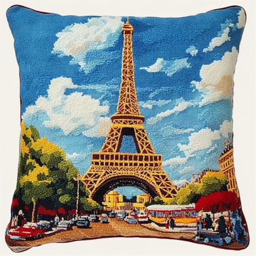 Kitquiver Landschaft Kissen Knüpfen Set Erwachsene Cartoon-Straße Diy-Knüpfhäkel-Sets,Bedruckte Kissen,Häkelgarn,Häkelnadel Und Knüpfset,Kissenbezug,Teppich,Heimdekoration 17x17in Kitquiver Landschaft Kissen Knüpfen Set Erwachsene Cartoon-Straße Diy-Knüpfhäkel-Sets,Bedruckte Kissen,Häkelgarn,Häkelnadel Und Knüpfset,Kissenbezug,Teppich,Heimdekoration 17x17in von Kitquiver