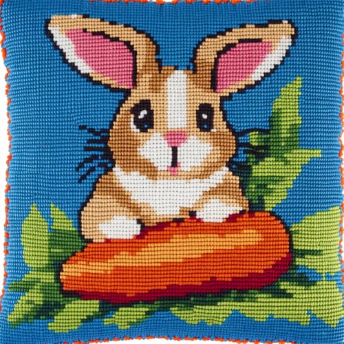 Kitquiver Tier Diy Knüpfkissen Set Cartoon-Kaninchen Diy-Knüpfhäkel-Sets,Nadelspitzen-Set Für Heimdekoration,Handarbeitsset Für Erwachsene Anfänger 17x17in Kitquiver Tier Diy Knüpfkissen Set Cartoon-Kaninchen Diy-Knüpfhäkel-Sets,Nadelspitzen-Set Für Heimdekoration,Handarbeitsset Für Erwachsene Anfänger 17x17in von Kitquiver