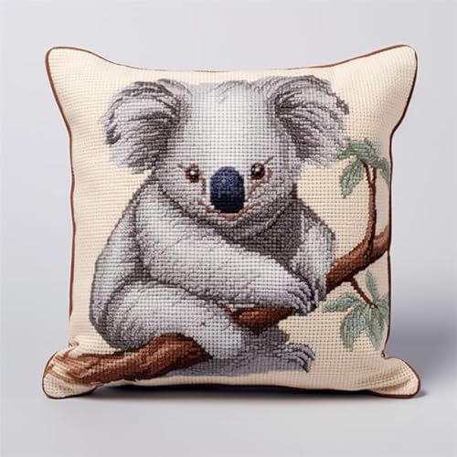 Knüpfkissen Set Koala Knüpfen und Weben Set 43X43cm Knüpfen Handarbeit Set Kissen Bastelset Knüpfen Handwerksset Kissen DIY Bastelset für Anfänger für die Sofa-Heimdekoration Knüpfkissen Set Koala Knüpfen und Weben Set 43X43cm Knüpfen Handarbeit Set Kissen Bastelset Knüpfen Handwerksset Kissen DIY Bastelset für Anfänger für die Sofa-Heimdekoration von Kitquiver
