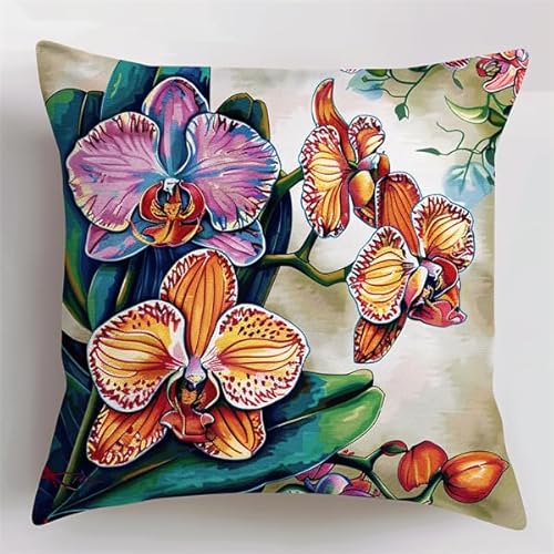 Knüpfkissen Set Orchidee Knüpfen und Weben Set 43X43cm DIY Knüpfen Set Kissen Bastelset Knüpfen Handwerksset Kissen DIY Bastelset für Anfänger für die Sofa-Heimdekoration Knüpfkissen Set Orchidee Knüpfen und Weben Set 43X43cm DIY Knüpfen Set Kissen Bastelset Knüpfen Handwerksset Kissen DIY Bastelset für Anfänger für die Sofa-Heimdekoration von Kitquiver