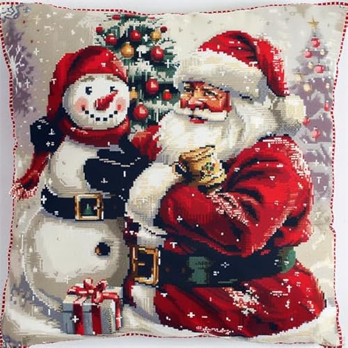 Knüpfkissen Set Weihnachten Knüpfen für Anfänger Set 43X43cm DIY Knüpfen Set Kissen Bastelset Knüpfen Handwerksset Kissen DIY Bastelset für Anfänger für die Sofa-Heimdekoration Knüpfkissen Set Weihnachten Knüpfen für Anfänger Set 43X43cm DIY Knüpfen Set Kissen Bastelset Knüpfen Handwerksset Kissen DIY Bastelset für Anfänger für die Sofa-Heimdekoration von Kitquiver