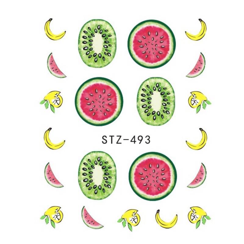 12 Designs Obstnagel Wasseraufkleber - Wasser Transfernagel Sticker von KitschyNails