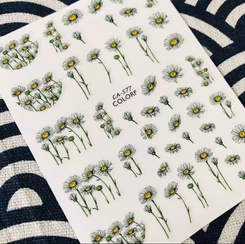 Gänseblümchen Blume 3D Nail Art Aufkleber Gänseblümchen Blume 3D Nail Art Aufkleber von KitschyNails