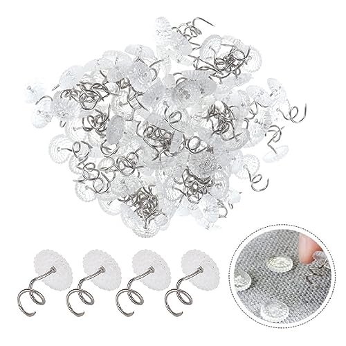 Fester Spiralnagel, Rutschfester Rostschutzstift,Spiralnägel Sofa, Sofa Clip Fixer Pin Spirale Pinnadeln Sofa Innendekoration DIY Polster Couch Stuhl Auto Bett Sofa Headliner 100 PC Spiralnägel von Kiuiom