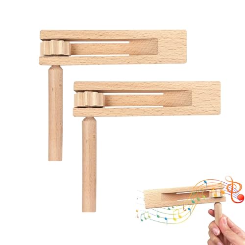 Holz Spinning Ratsche,Holzratsche Geräusche Maker,Musikinstrument für Kinder 2PC Ratsche Holz,Krachmacher für Kinder Sportveranstaltungen Spiele Parteien Holz Spinning Ratsche,Holzratsche Geräusche Maker,Musikinstrument für Kinder 2PC Ratsche Holz,Krachmacher für Kinder Sportveranstaltungen Spiele Parteien von Kiuiom