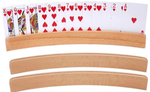 Kiuiom 4 Stück Hände Poker Halter,Kartenhalter Kinder,33CM Spielkartenhalter Holz,Freisprech Kartenständer,80PCS Bingo Chips Plastik Chips,Transparente Farbzähler Zähler Bingo-Chips Kiuiom 4 Stück Hände Poker Halter,Kartenhalter Kinder,33CM Spielkartenhalter Holz,Freisprech Kartenständer,80PCS Bingo Chips Plastik Chips,Transparente Farbzähler Zähler Bingo-Chips von Kiuiom