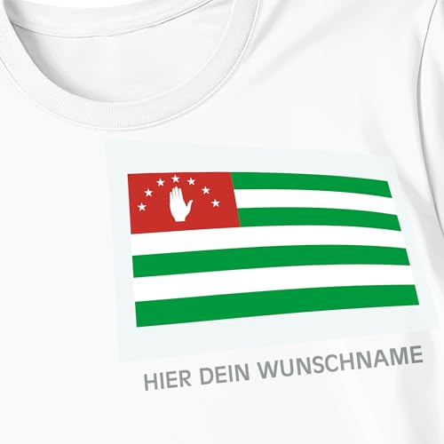 Kiwistar - Bügelbilder für Textilien - Abchasien - Bügeletiketten mit Länderflagge und Wunschtext - ab 120 mm personalisierbar für Trikots, Kleidung, Sport, Teams, Schule, EM, WM, Events, Name, Nummer Kiwistar - Bügelbilder für Textilien - Abchasien - Bügeletiketten mit Länderflagge und Wunschtext - ab 120 mm personalisierbar für Trikots, Kleidung, Sport, Teams, Schule, EM, WM, Events, Name, Nummer von Kiwistar