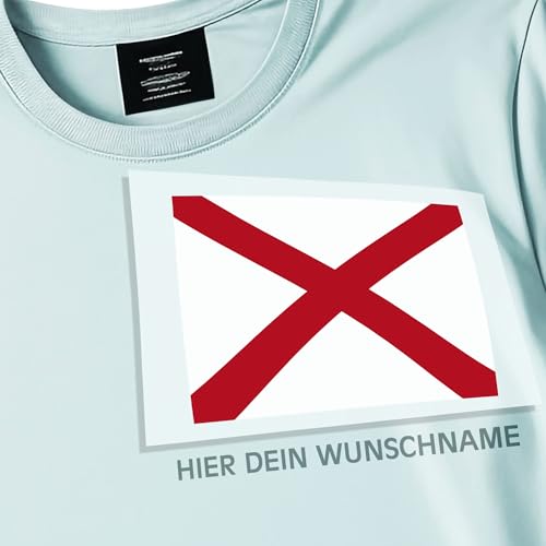 Kiwistar - Bügelbilder für Textilien - Alabama - Bügeletiketten mit Länderflagge und Wunschtext - ab 120 mm personalisierbar für Trikots, Kleidung, Sport, Teams, Schule, EM, WM, Events, Name, Nummer Kiwistar - Bügelbilder für Textilien - Alabama - Bügeletiketten mit Länderflagge und Wunschtext - ab 120 mm personalisierbar für Trikots, Kleidung, Sport, Teams, Schule, EM, WM, Events, Name, Nummer von Kiwistar