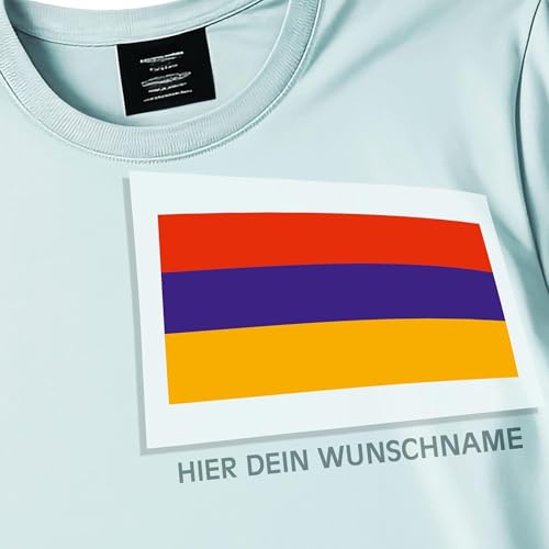 Kiwistar - Bügelbilder für Textilien - Armenien - Bügeletiketten mit Länderflagge und Wunschtext - 300 mm personalisierbar für Trikots, Kleidung, Sport, Teams, Schule, EM, WM, Events, Name, Nummer Kiwistar - Bügelbilder für Textilien - Armenien - Bügeletiketten mit Länderflagge und Wunschtext - 300 mm personalisierbar für Trikots, Kleidung, Sport, Teams, Schule, EM, WM, Events, Name, Nummer von Kiwistar