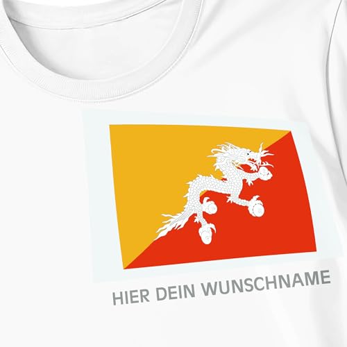 Kiwistar - Bügelbilder für Textilien - Bhutan - Bügeletiketten mit Länderflagge und Wunschtext - ab 120 mm personalisierbar für Trikots, Kleidung, Sport, Teams, Schule, EM, WM, Events, Name, Nummer Kiwistar - Bügelbilder für Textilien - Bhutan - Bügeletiketten mit Länderflagge und Wunschtext - ab 120 mm personalisierbar für Trikots, Kleidung, Sport, Teams, Schule, EM, WM, Events, Name, Nummer von Kiwistar