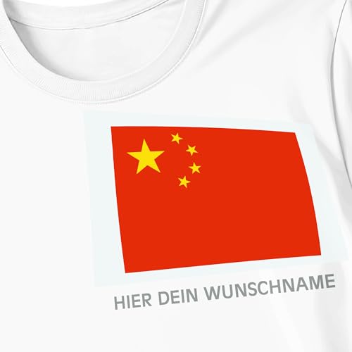 Kiwistar - Bügelbilder für Textilien - China Volksrepublik - Bügeletiketten mit Länderflagge und Wunschtext - ab 120 mm personalisierbar für Trikots, Kleidung, Sport, Teams, Schule, EM, WM, Events, Kiwistar - Bügelbilder für Textilien - China Volksrepublik - Bügeletiketten mit Länderflagge und Wunschtext - ab 120 mm personalisierbar für Trikots, Kleidung, Sport, Teams, Schule, EM, WM, Events, von Kiwistar
