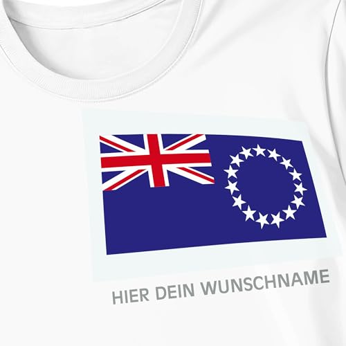 Kiwistar - Bügelbilder für Textilien - Cookinseln - Bügeletiketten mit Länderflagge und Wunschtext - 300 mm personalisierbar für Trikots, Kleidung, Sport, Teams, Schule, EM, WM, Events, Name, Nummer Kiwistar - Bügelbilder für Textilien - Cookinseln - Bügeletiketten mit Länderflagge und Wunschtext - 300 mm personalisierbar für Trikots, Kleidung, Sport, Teams, Schule, EM, WM, Events, Name, Nummer von Kiwistar