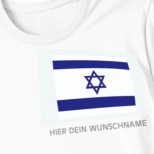 Kiwistar - Bügelbilder für Textilien - Israel - Bügeletiketten mit Länderflagge und Wunschtext - 240 mm personalisierbar für Trikots, Kleidung, Sport, Teams, Schule, EM, WM, Events, Name, Nummer Kiwistar - Bügelbilder für Textilien - Israel - Bügeletiketten mit Länderflagge und Wunschtext - 240 mm personalisierbar für Trikots, Kleidung, Sport, Teams, Schule, EM, WM, Events, Name, Nummer von Kiwistar