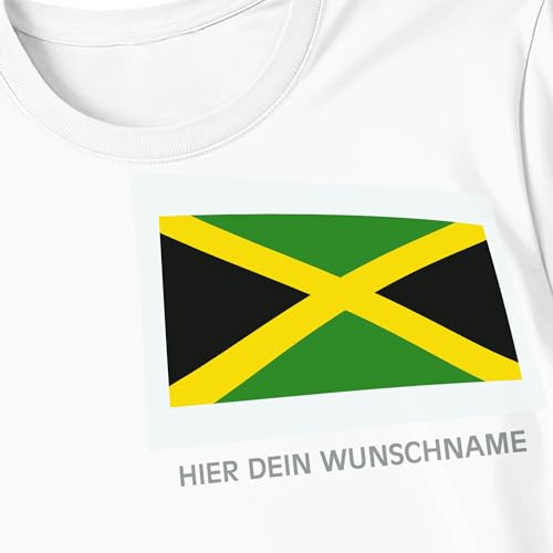 Kiwistar - Bügelbilder für Textilien - Jamaika - Bügeletiketten mit Länderflagge und Wunschtext - 120 mm personalisierbar für Trikots, Kleidung, Sport, Teams, Schule, EM, WM, Events, Name, Nummer Kiwistar - Bügelbilder für Textilien - Jamaika - Bügeletiketten mit Länderflagge und Wunschtext - 120 mm personalisierbar für Trikots, Kleidung, Sport, Teams, Schule, EM, WM, Events, Name, Nummer von Kiwistar