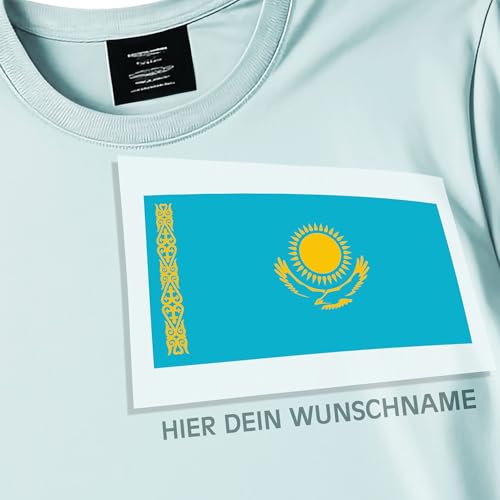 Kiwistar - Bügelbilder für Textilien - Kasachstan - Bügeletiketten mit Länderflagge und Wunschtext - 300 mm personalisierbar für Trikots, Kleidung, Sport, Teams, Schule, EM, WM, Events, Name, Nummer Kiwistar - Bügelbilder für Textilien - Kasachstan - Bügeletiketten mit Länderflagge und Wunschtext - 300 mm personalisierbar für Trikots, Kleidung, Sport, Teams, Schule, EM, WM, Events, Name, Nummer von Kiwistar