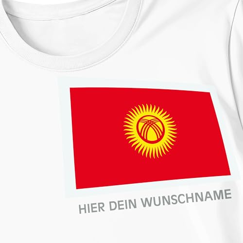 Kiwistar - Bügelbilder für Textilien - Kirgisistan - Bügeletiketten mit Länderflagge und Wunschtext - 300 mm personalisierbar für Trikots, Kleidung, Sport, Teams, Schule, EM, WM, Events, Name, Nummer Kiwistar - Bügelbilder für Textilien - Kirgisistan - Bügeletiketten mit Länderflagge und Wunschtext - 300 mm personalisierbar für Trikots, Kleidung, Sport, Teams, Schule, EM, WM, Events, Name, Nummer von Kiwistar