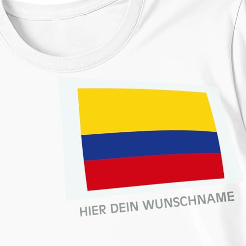 Kiwistar - Bügelbilder für Textilien - Kolumbien - Bügeletiketten mit Länderflagge und Wunschtext - 300 mm personalisierbar für Trikots, Kleidung, Sport, Teams, Schule, EM, WM, Events, Name, Nummer Kiwistar - Bügelbilder für Textilien - Kolumbien - Bügeletiketten mit Länderflagge und Wunschtext - 300 mm personalisierbar für Trikots, Kleidung, Sport, Teams, Schule, EM, WM, Events, Name, Nummer von Kiwistar