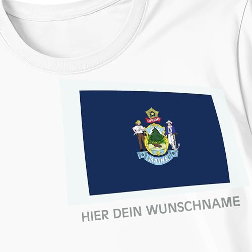 Kiwistar - Bügelbilder für Textilien - Maine - Bügeletiketten mit Länderflagge und Wunschtext - 300 mm personalisierbar für Trikots, Kleidung, Sport, Teams, Schule, EM, WM, Events, Name, Nummer Kiwistar - Bügelbilder für Textilien - Maine - Bügeletiketten mit Länderflagge und Wunschtext - 300 mm personalisierbar für Trikots, Kleidung, Sport, Teams, Schule, EM, WM, Events, Name, Nummer von Kiwistar