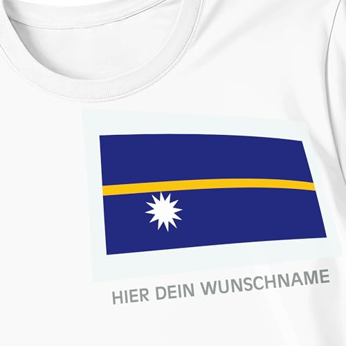 Kiwistar - Bügelbilder für Textilien - Nauru - Bügeletiketten mit Länderflagge und Wunschtext - 240 mm personalisierbar für Trikots, Kleidung, Sport, Teams, Schule, EM, WM, Events, Name, Nummer Kiwistar - Bügelbilder für Textilien - Nauru - Bügeletiketten mit Länderflagge und Wunschtext - 240 mm personalisierbar für Trikots, Kleidung, Sport, Teams, Schule, EM, WM, Events, Name, Nummer von Kiwistar