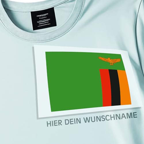 Kiwistar - Bügelbilder für Textilien - Sambia - Bügeletiketten mit Länderflagge und Wunschtext - ab 120 mm personalisierbar für Trikots, Kleidung, Sport, Teams, Schule, EM, WM, Events, Name, Nummer Kiwistar - Bügelbilder für Textilien - Sambia - Bügeletiketten mit Länderflagge und Wunschtext - ab 120 mm personalisierbar für Trikots, Kleidung, Sport, Teams, Schule, EM, WM, Events, Name, Nummer von Kiwistar