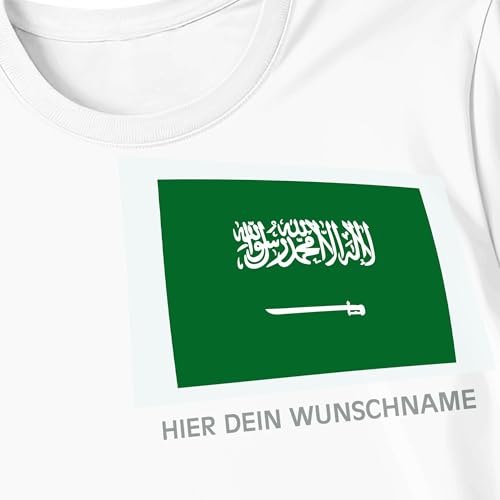 Kiwistar - Bügelbilder für Textilien - Saudi-Arabien - Bügeletiketten mit Länderflagge und Wunschtext - ab 120 mm personalisierbar für Trikots, Kleidung, Sport, Teams, Schule, EM, WM, Events, Name, Kiwistar - Bügelbilder für Textilien - Saudi-Arabien - Bügeletiketten mit Länderflagge und Wunschtext - ab 120 mm personalisierbar für Trikots, Kleidung, Sport, Teams, Schule, EM, WM, Events, Name, von Kiwistar
