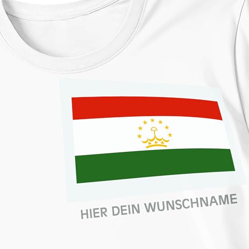 Kiwistar - Bügelbilder für Textilien - Tadschikistan - Bügeletiketten mit Länderflagge und Wunschtext - 240 mm personalisierbar für Trikots, Kleidung, Sport, Teams, Schule, EM, WM, Events, Name, Kiwistar - Bügelbilder für Textilien - Tadschikistan - Bügeletiketten mit Länderflagge und Wunschtext - 240 mm personalisierbar für Trikots, Kleidung, Sport, Teams, Schule, EM, WM, Events, Name, von Kiwistar