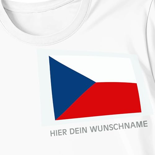 Kiwistar - Bügelbilder für Textilien - Tschechien - Bügeletiketten mit Länderflagge und Wunschtext - ab 120 mm personalisierbar für Trikots, Kleidung, Sport, Teams, Schule, EM, WM, Events, Name, Kiwistar - Bügelbilder für Textilien - Tschechien - Bügeletiketten mit Länderflagge und Wunschtext - ab 120 mm personalisierbar für Trikots, Kleidung, Sport, Teams, Schule, EM, WM, Events, Name, von Kiwistar