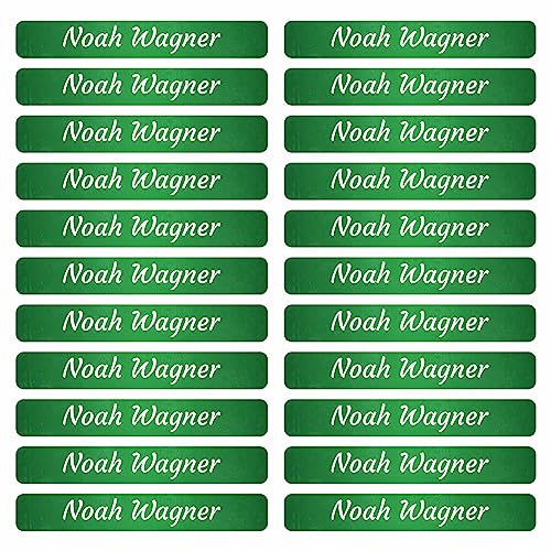Klebeetiketten - Aufkleber 46x7 mm 180 Stück - Irish Green - mit Wunschtext - Name - personalisiert - Namensaufkleber - für Jugendliche - Firma - Universität - Schule - Kinder - KITA Klebeetiketten - Aufkleber 46x7 mm 180 Stück - Irish Green - mit Wunschtext - Name - personalisiert - Namensaufkleber - für Jugendliche - Firma - Universität - Schule - Kinder - KITA von Kiwistar
