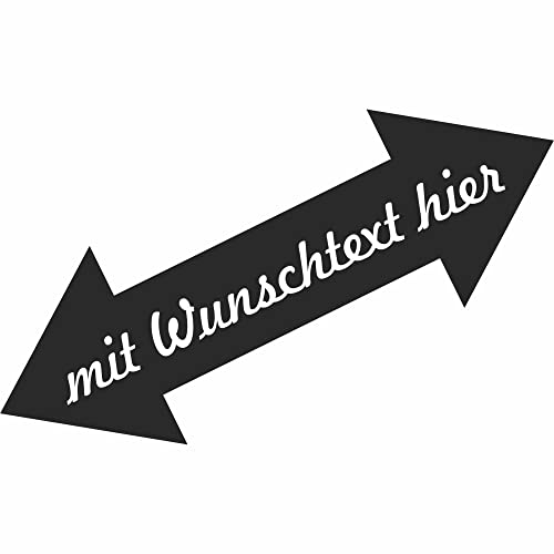 Klebeetiketten - Aufkleber - Design Doppelpfeil - mit Wunschtext - Bild - Logo - personalisiert - Namensaufkleber - benutzerdefiniert für Firmenlogos - Schule - Kinder - KITA Klebeetiketten - Aufkleber - Design Doppelpfeil - mit Wunschtext - Bild - Logo - personalisiert - Namensaufkleber - benutzerdefiniert für Firmenlogos - Schule - Kinder - KITA von Kiwistar