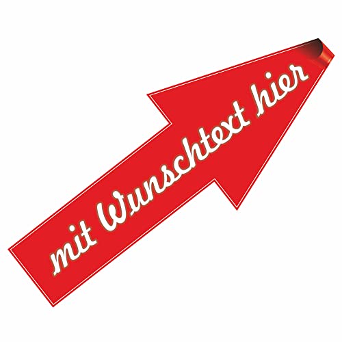 Klebeetiketten - Aufkleber - Design Pfeil - mit Wunschtext - Bild - Logo - personalisiert - Namensaufkleber - benutzerdefiniert für Firmenlogos - Schule - Kinder - KITA Klebeetiketten - Aufkleber - Design Pfeil - mit Wunschtext - Bild - Logo - personalisiert - Namensaufkleber - benutzerdefiniert für Firmenlogos - Schule - Kinder - KITA von Kiwistar