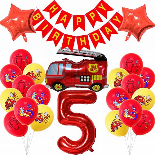 Kiwochy Feuerwehr Geburtstag Deko 5 Jahre Junge Kindergeburtstag Feuerwehrauto Ballons Deko Junge Geburtstagsdeko Feuerwehr Deko Feuer Party Luftballons Feuerwehrmann Kindergeburtstag Junge Kiwochy Feuerwehr Geburtstag Deko 5 Jahre Junge Kindergeburtstag Feuerwehrauto Ballons Deko Junge Geburtstagsdeko Feuerwehr Deko Feuer Party Luftballons Feuerwehrmann Kindergeburtstag Junge von Kiwochy