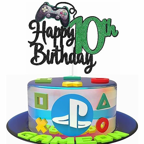 Kiwochy Geburtstag Videospiel Torten Deko Gaming Dekoration Happy 10th Birthday Tortendeko Videospiel Cupcake Topper Geburtstag Junge Videospiel Torten Deko für Spiel Thema Party Dekoration Kiwochy Geburtstag Videospiel Torten Deko Gaming Dekoration Happy 10th Birthday Tortendeko Videospiel Cupcake Topper Geburtstag Junge Videospiel Torten Deko für Spiel Thema Party Dekoration von Kiwochy