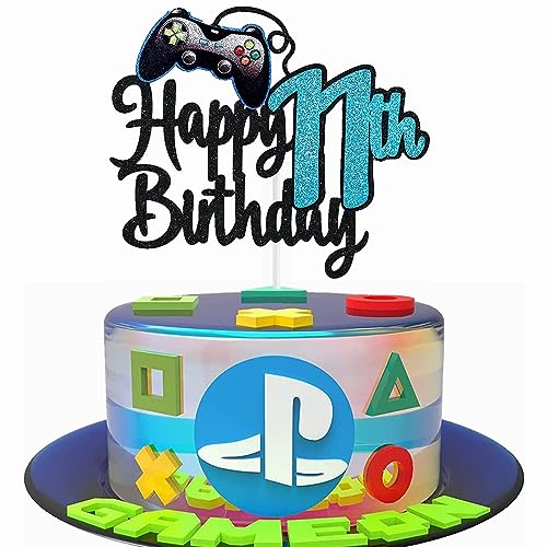 Kiwochy Geburtstag Videospiel Torten Deko Gaming Dekoration Happy 11th Birthday Tortendeko Videospiel Cupcake Topper Geburtstag Junge Videospiel Torten Deko für Spiel Thema Party Dekoration Kiwochy Geburtstag Videospiel Torten Deko Gaming Dekoration Happy 11th Birthday Tortendeko Videospiel Cupcake Topper Geburtstag Junge Videospiel Torten Deko für Spiel Thema Party Dekoration von Kiwochy