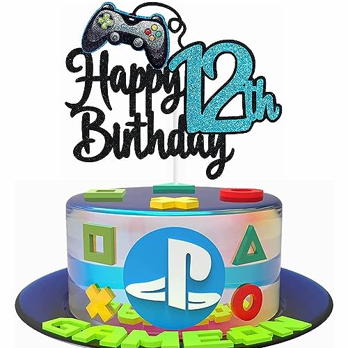 Kiwochy Geburtstag Videospiel Torten Deko Gaming Dekoration Happy 12th Birthday Tortendeko Videospiel Cupcake Topper Geburtstag Junge Videospiel Torten Deko für Spiel Thema Party Dekoration Kiwochy Geburtstag Videospiel Torten Deko Gaming Dekoration Happy 12th Birthday Tortendeko Videospiel Cupcake Topper Geburtstag Junge Videospiel Torten Deko für Spiel Thema Party Dekoration von Kiwochy