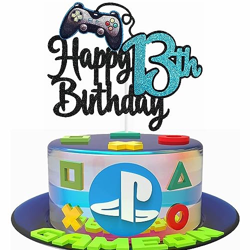 Kiwochy Geburtstag Videospiel Torten Deko Gaming Dekoration Happy 13th Birthday Tortendeko Videospiel Cupcake Topper Geburtstag Junge Videospiel Torten Deko für Spiel Thema Party Dekoration Kiwochy Geburtstag Videospiel Torten Deko Gaming Dekoration Happy 13th Birthday Tortendeko Videospiel Cupcake Topper Geburtstag Junge Videospiel Torten Deko für Spiel Thema Party Dekoration von Kiwochy
