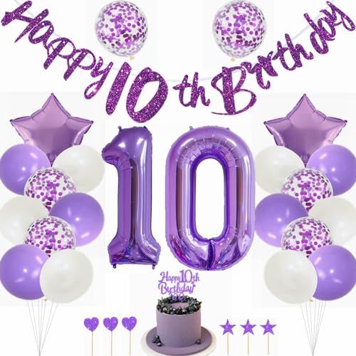 Kiwochy Lila 10 Geburtstag Deko Mädchen 10 Geburtstag Dekoration Lila Tortendeko Geburtstagsdeko 10 jahre Luftballons Nummer 10 Folienballon 10. Geburtstag Party Deko 10 jahre Geburtstag Deko Ballon Kiwochy Lila 10 Geburtstag Deko Mädchen 10 Geburtstag Dekoration Lila Tortendeko Geburtstagsdeko 10 jahre Luftballons Nummer 10 Folienballon 10. Geburtstag Party Deko 10 jahre Geburtstag Deko Ballon von Kiwochy