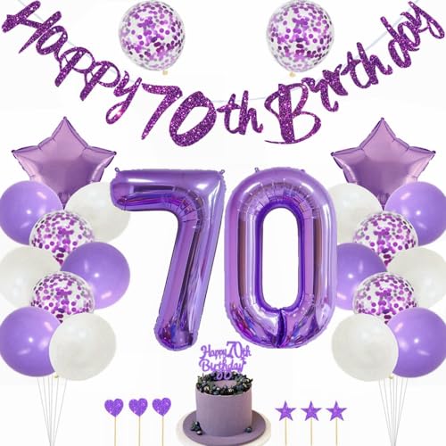Kiwochy Lila 70 Geburtstag Deko Mädchen 70 Geburtstag Dekoration Lila Tortendeko Geburtstagsdeko 70 jahre Luftballons Nummer 70 Folienballon 70. Geburtstag Party Deko 70 jahre Geburtstag Deko Ballon Kiwochy Lila 70 Geburtstag Deko Mädchen 70 Geburtstag Dekoration Lila Tortendeko Geburtstagsdeko 70 jahre Luftballons Nummer 70 Folienballon 70. Geburtstag Party Deko 70 jahre Geburtstag Deko Ballon von Kiwochy