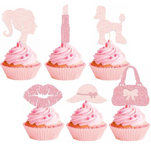Kiwochy Prinzessin Cupcake Toppers Tortendeko Geburtstag Mädchen Glitzer Happy Birthday Tortendeko Lippenstift Kuchen Deko Makeup Cupcake Toppers für Mädchen Princess Thema Party Kuchen Dekoration Kiwochy Prinzessin Cupcake Toppers Tortendeko Geburtstag Mädchen Glitzer Happy Birthday Tortendeko Lippenstift Kuchen Deko Makeup Cupcake Toppers für Mädchen Princess Thema Party Kuchen Dekoration von Kiwochy