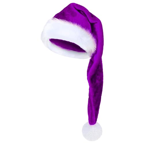 Kixolazr Extra große Weihnachtsmütze | warme, weiche Samt-Weihnachtsmannmütze, Erwachsene, Cosplay-Kostüm, Weihnachtsmütze für Feiertage, Neujahrsfeier Kixolazr Extra große Weihnachtsmütze | warme, weiche Samt-Weihnachtsmannmütze, Erwachsene, Cosplay-Kostüm, Weihnachtsmütze für Feiertage, Neujahrsfeier von Kixolazr