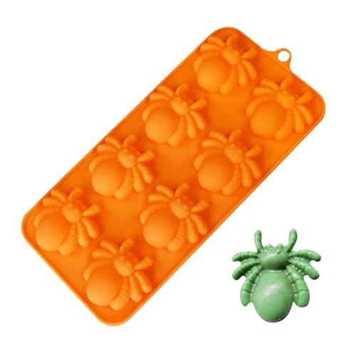 Kixolazr Halloween Schokoladenformen - Fondant Spinnen Kürbis Formen - Einfache Entformung Backen Seife Kerzenwachs Resin Deko Kixolazr Halloween Schokoladenformen - Fondant Spinnen Kürbis Formen - Einfache Entformung Backen Seife Kerzenwachs Resin Deko von Kixolazr