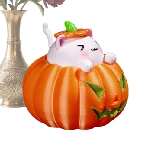 Kixolazr Kürbis Stressball - Halloween Spielzeug Zum Drücken - Katzen Deko Aus Harz Für Schulpreise Kinder Geschenkbeutel Belohnungen Karneval Kixolazr Kürbis Stressball - Halloween Spielzeug Zum Drücken - Katzen Deko Aus Harz Für Schulpreise Kinder Geschenkbeutel Belohnungen Karneval von Kixolazr