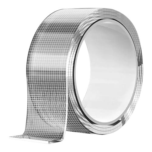 Kiyanest Transparente Doppelseitige Klebeband 5cm x 300cm x 0.1cm | Waschbares Wiederverwendbares Rückstandfreies Nano Klebeband für Wand, Küche, Auto, Büro von Kiyanest