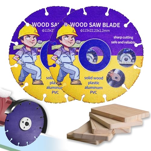 Kizaten Trennscheibe für Winkelschleifer,2Pcs Trennscheibe 115mm für Holz,Multi Wheel Trennscheibe Hartmetall Flexscheibe für Holz,Sperrholz,Gummi,Kunststoffe Kizaten Trennscheibe für Winkelschleifer,2Pcs Trennscheibe 115mm für Holz,Multi Wheel Trennscheibe Hartmetall Flexscheibe für Holz,Sperrholz,Gummi,Kunststoffe von Kizaten