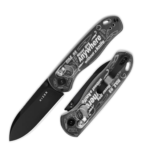 Kizer Drop Bear EDC Taschenmesser, 2,97 Zoll Nitro-V Klinge mit Acryl Griff, Klappmesser mit Daumenknopf zum Öffnen, Clutch-Lock-Verriegelung, EDC-Messer für Männer und Frauen, Geschenk V3619A14 Kizer Drop Bear EDC Taschenmesser, 2,97 Zoll Nitro-V Klinge mit Acryl Griff, Klappmesser mit Daumenknopf zum Öffnen, Clutch-Lock-Verriegelung, EDC-Messer für Männer und Frauen, Geschenk V3619A14 von Kizer