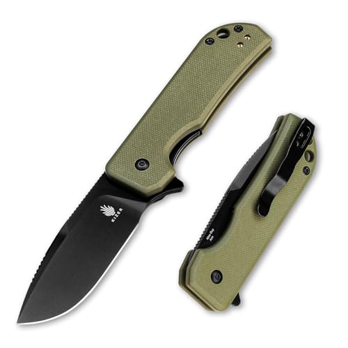 Kizer Nice Guy Klappmesser, 2,84" Nitro-V-Klinge, Leichtes Scharfes Camping und Outdoor Messer, G10 Griff Survival Messer mit Liner Lock Flipper EDC Messer V3011A1 von Kizer