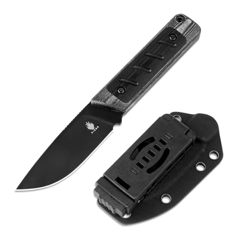 Kizer Smolt Feststehendes Messer, 2,93 Zoll 3V Stahl Drop-Point Messer mit G10 & Micarta Griff, EDC Messer für Männer & Frauen, mit Scheide 1063A2 Kizer Smolt Feststehendes Messer, 2,93 Zoll 3V Stahl Drop-Point Messer mit G10 & Micarta Griff, EDC Messer für Männer & Frauen, mit Scheide 1063A2 von Kizer