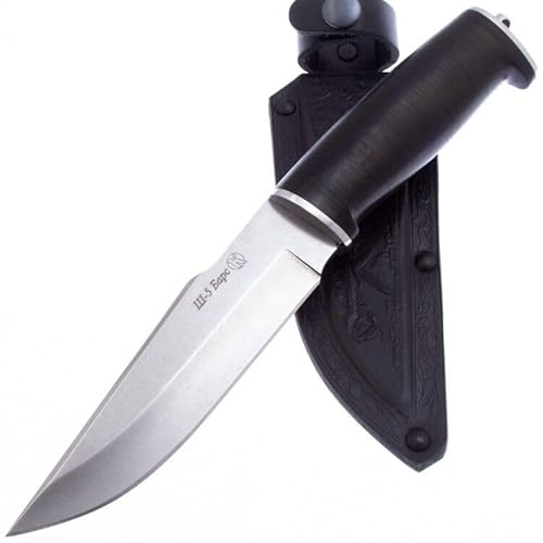 Kizlyar Handgemachtes Messer — SH-5 Bars Ledergriff — Exklusives Jagdmesser aus japanischem AUS8 Stahl Kizlyar Handgemachtes Messer — SH-5 Bars Ledergriff — Exklusives Jagdmesser aus japanischem AUS8 Stahl von Kizlyar
